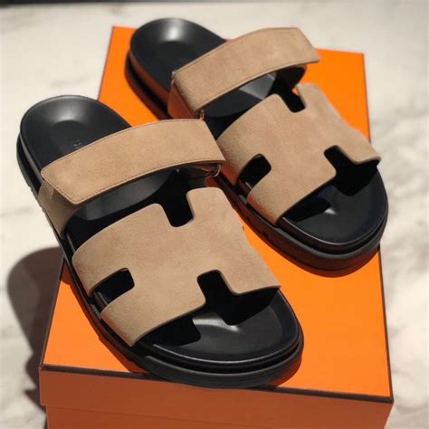 beige hermes slides|Hermes slides for women.